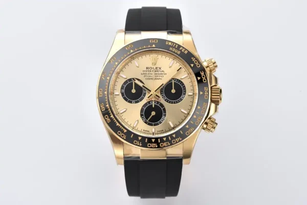 Rolex Superclone Daytona 126518LN "Pikachu" 40 mm Golden Dial Replica - Luxury High-Quality Watch - Image 2