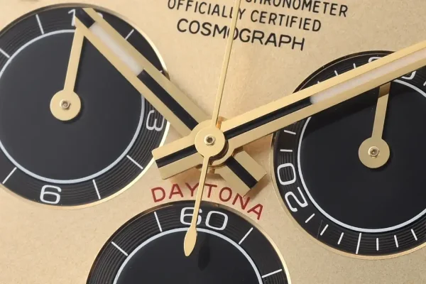 Rolex Superclone Daytona 126518LN "Pikachu" 40 mm Golden Dial Replica - Luxury High-Quality Watch - Image 9