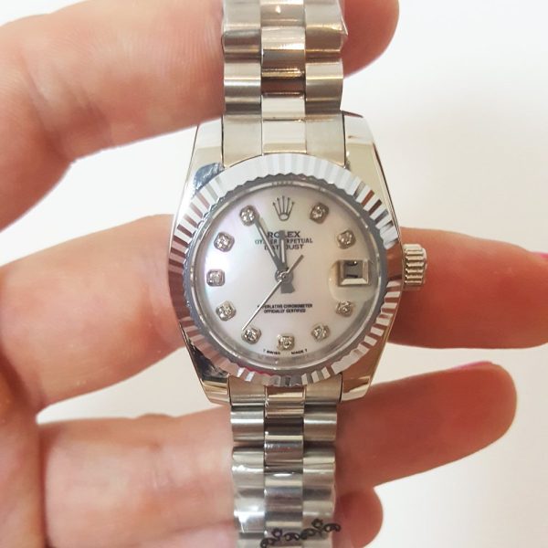 Rolex Replica Datejust 26mm Mother of Pearl Dial 179179 Luxury Women's Watch - Image 4