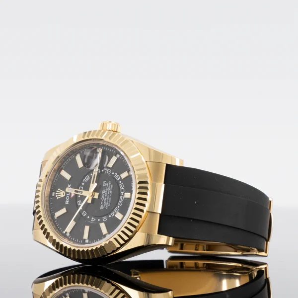 Rolex Sky-Dweller Replica 42mm Black Dial 326238 Luxury High Quality Watch - Image 4