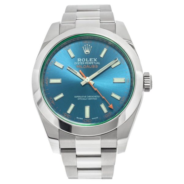 Rolex Milgauss Superclone Replica 116400GV 40mm Blue Dial Luxury Watch