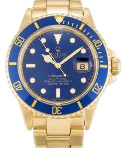 Rolex Submariner Replica 40mm Blue Dial 16618LB Luxury High-Quality Timepiece