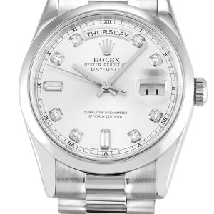 Rolex Day-Date II Replica 218239 Silver Dial 40mm Luxury High Quality Watch