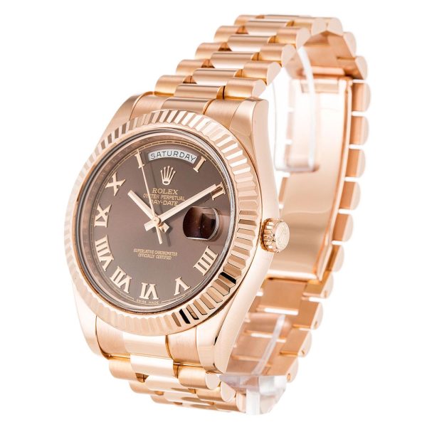 Rolex Day-Date II 40mm Chocolate Dial Replica - Luxury High Quality Timepiece - Image 2