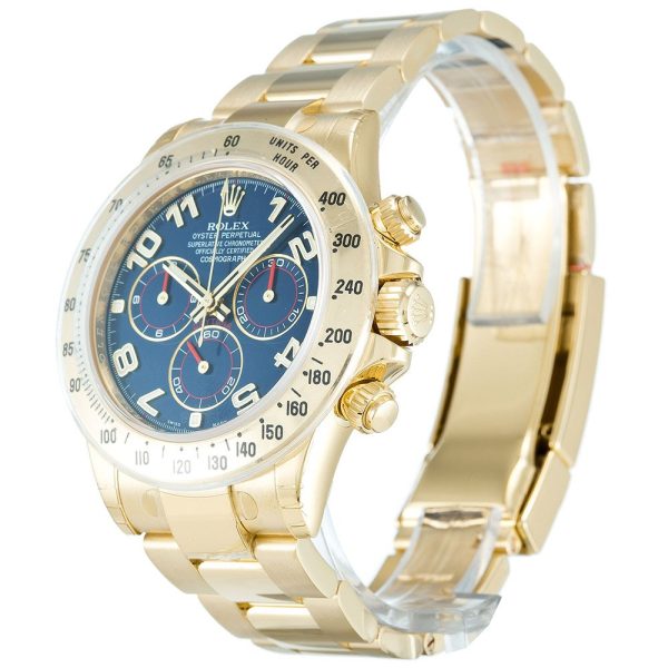 Rolex Daytona Replica 40mm Blue Dial 116528 Luxury High Quality Wristwatch - Image 2