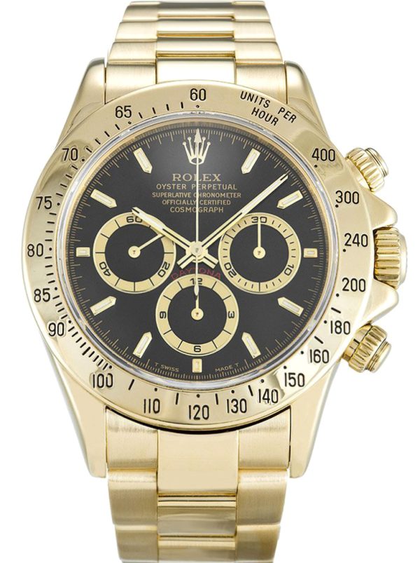 Rolex Daytona Replica 40mm Black Dial 116528 Luxury High-Quality Watch
