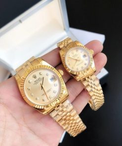 Rolex Datejust Replica 36/28mm RG/RG Jubilee Gold Dial - Luxury High-Quality Timepiece