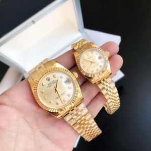 Rolex Datejust Replica 36/28mm RG/RG Jubilee Gold Dial - Luxury High-Quality Timepiece