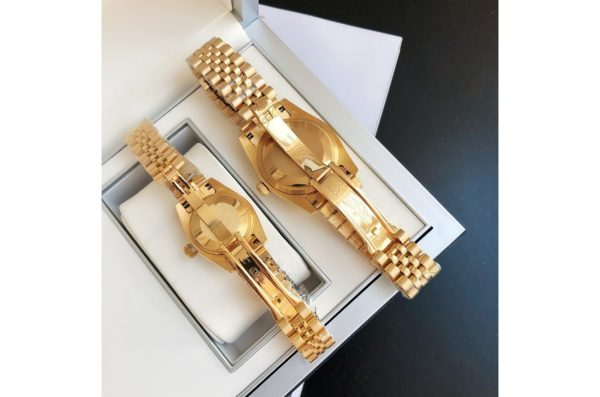 Rolex Datejust Replica 36/28mm RG/RG Jubilee Gold Dial - Luxury High-Quality Timepiece - Image 7