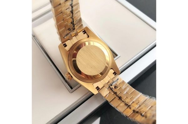 Rolex Datejust Replica 36/28mm Rose Gold/Rose Gold Jubilee Green Dial Luxury Watch - Image 8