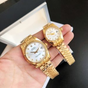 Rolex Datejust Replica 36/28mm Rose Gold/Rose Gold Jubilee Silver Dial Luxury Watch