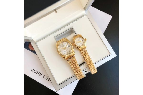Rolex Datejust Replica 36/28mm Rose Gold/Rose Gold Jubilee Silver Dial Luxury Watch - Image 7