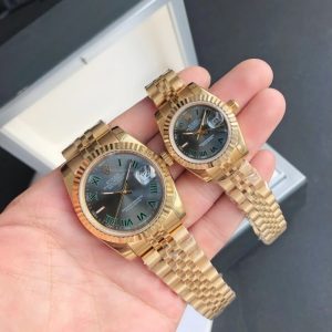 Rolex Datejust Replica 36/28mm RG/RG Jubilee Bracelet Luxury Automatic Watch for Women