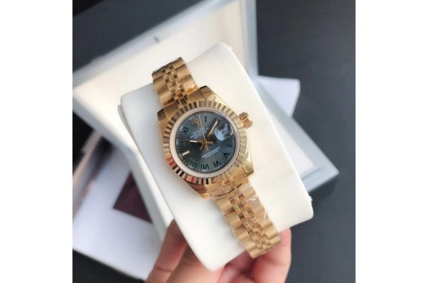 Rolex Datejust Replica 36/28mm RG/RG Jubilee Bracelet Luxury Automatic Watch for Women - Image 5