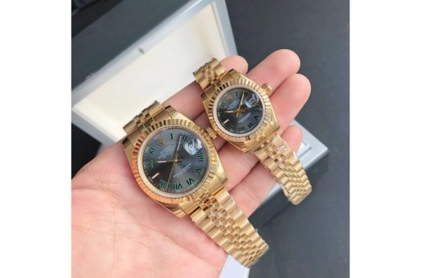 Rolex Datejust Replica 36/28mm RG/RG Jubilee Bracelet Luxury Automatic Watch for Women