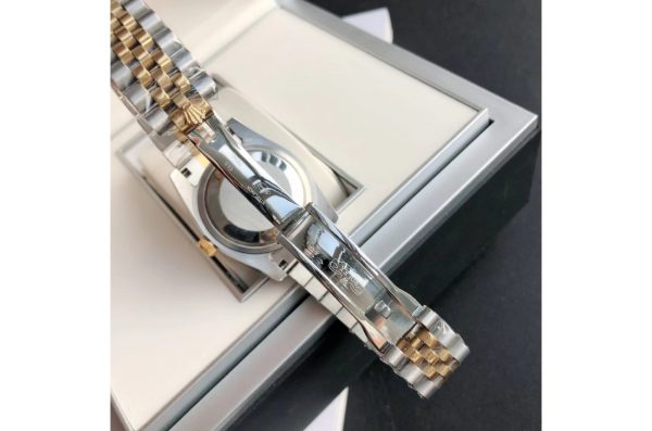 Rolex Datejust Replica 36/28mm RG/SS Jubilee Green Dial Luxury Watch - Image 7