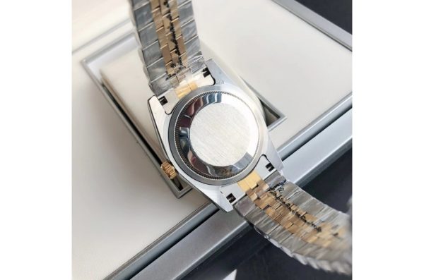 Rolex Datejust Replica 36/28mm RG/SS Jubilee Green Dial Luxury Watch - Image 8