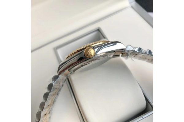 Rolex Datejust Replica 36/28mm RG/SS Jubilee Grey/Roman Dial Luxury Watch - Image 8
