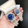 Rolex Datejust Replica 36/28mm SS/SS Jubilee Blue Dial Luxury Watch