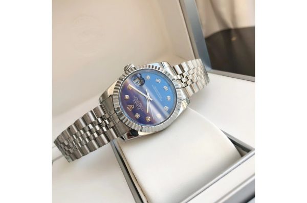 Rolex Datejust Replica 36/28mm SS/SS Jubilee Blue Dial Luxury Watch - Image 9