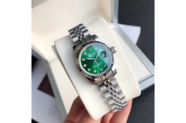Rolex Datejust Replica 36/28mm SS/SS Jubilee Green Dial Luxury Automatic Watch - Image 5