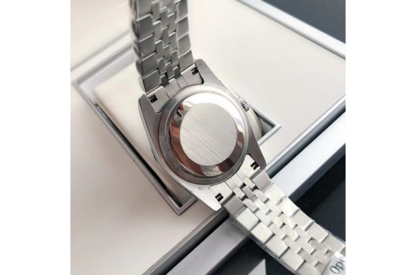 Rolex Datejust Replica 36/28mm Stainless Steel Jubilee Grey/Roman Dial Luxury Watch - Image 5