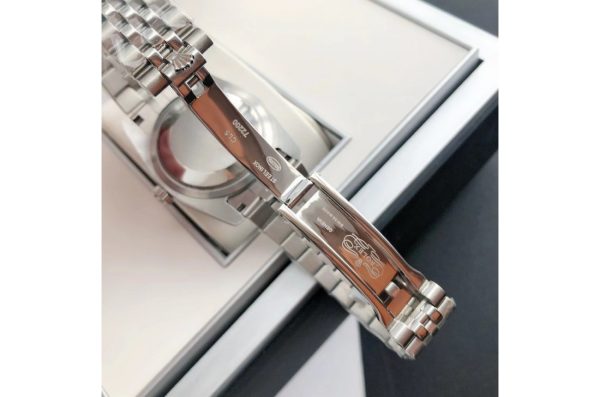 Rolex Datejust Replica 36/28mm Stainless Steel Jubilee Grey/Roman Dial Luxury Watch - Image 6