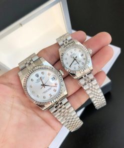 Rolex Datejust Replica 36/28mm Stainless Steel/Jubilee Silver/Diamond Luxury Watch