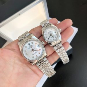 Rolex Datejust Replica 36/28mm Stainless Steel/Jubilee Silver/Diamond Luxury Watch