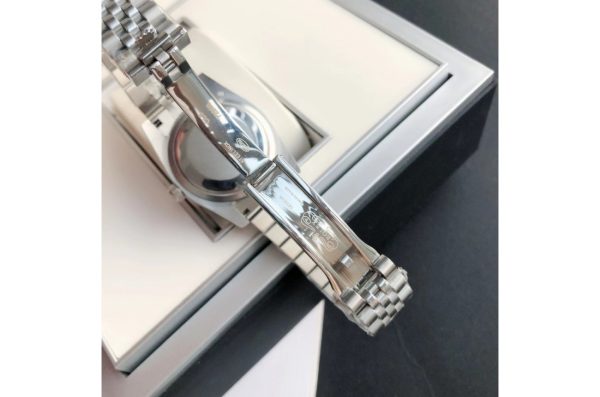 Rolex Datejust Replica 36/28mm Stainless Steel/Jubilee White Dial Luxury Watch - Image 7