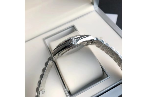 Rolex Datejust Replica 36/28mm Stainless Steel/Jubilee White Dial Luxury Watch - Image 8