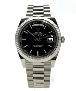 Rolex Day-Date Superclone 40mm Black Dial 228239 Luxury Automatic Replica for Men
