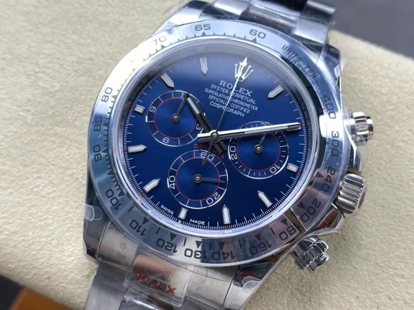 Rolex Daytona Replica Superclone 40 mm 126509 Bright Blue Dial Luxury Timepiece - Image 4