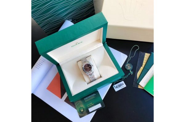Rolex Oyster Perpetual Replica 31/41mm Stainless Steel/Black Dial Luxury Watch - Image 3