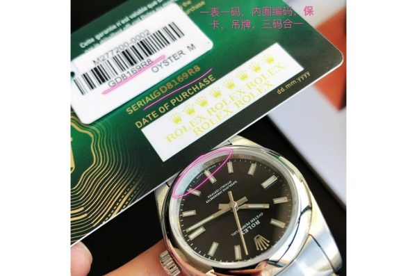 Rolex Oyster Perpetual Replica 31/41mm Stainless Steel/Black Dial Luxury Watch - Image 6