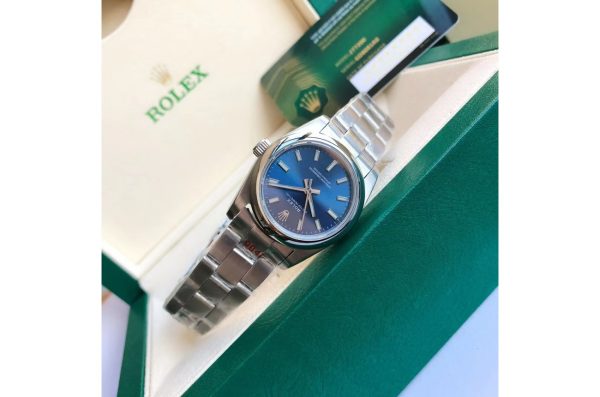 Rolex Oyster Perpetual High Quality Replica 31/41mm Stainless Steel Blue Automatic Watch for Men/Women - Image 7