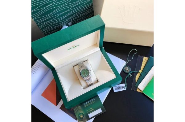 Rolex Oyster Perpetual Replica 31/41mm Stainless Steel Automatic Green Luxury Watch for Men/Women - Image 3