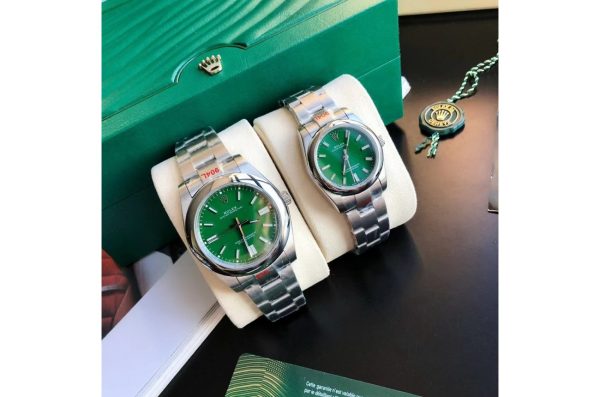 Rolex Oyster Perpetual Replica 31/41mm Stainless Steel Automatic Green Luxury Watch for Men/Women