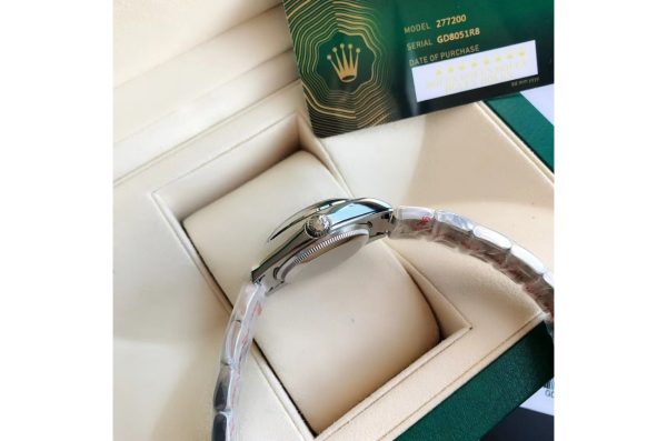 Rolex Oyster Perpetual Replica 31/41mm Stainless Steel/Red/Strap - Luxury Watch - Image 7