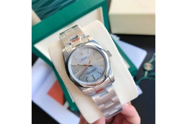 Rolex Oyster Perpetual 31/41mm Replica Stainless Steel/Silver Automatic Luxury Watch - Image 2
