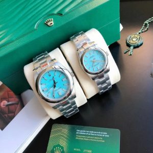 Rolex Oyster Perpetual Replica 31/41mm Stainless Steel/Tiffany Blue Luxury Watch
