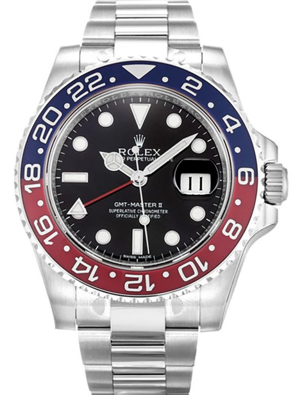 Rolex GMT-Master II Replica Luxury 40mm Black Dial 116719 High Quality Timepiece