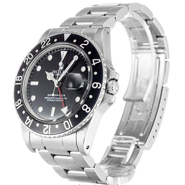 Rolex GMT-Master Replica 40mm Black Dial Luxury Watch - High Quality 16750 Model - Image 2