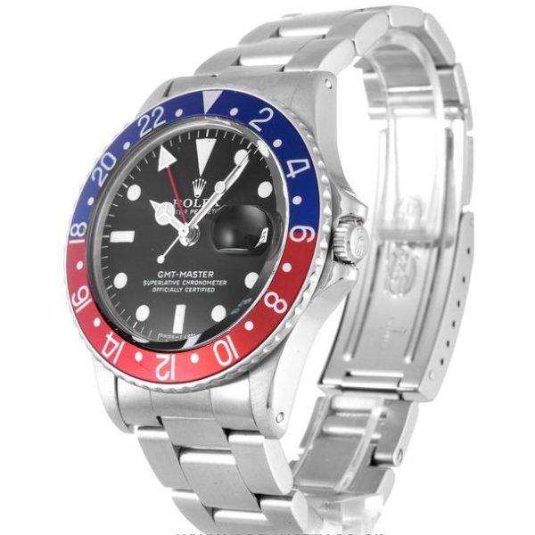 Rolex GMT-Master Replica 40mm Black Dial 16710 ??Pepsi?? Luxury High-Quality Watch - Image 3