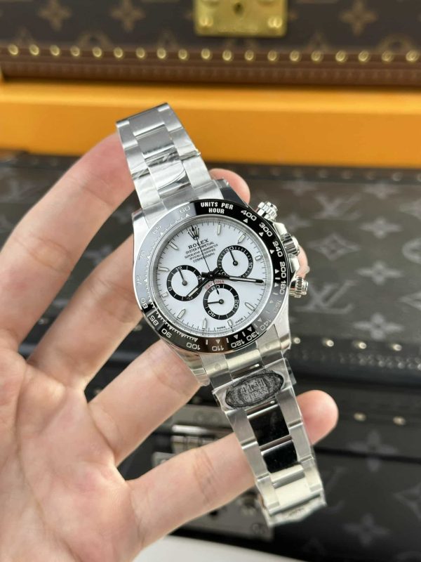 Rolex Daytona Superclone Replica "Panda" 40 mm White Dial 126500LN - Luxury High-Quality Chronograph Watch - Image 2