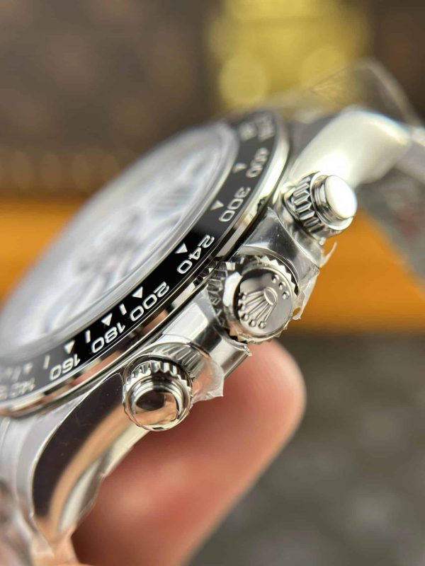 Rolex Daytona Superclone Replica "Panda" 40 mm White Dial 126500LN - Luxury High-Quality Chronograph Watch - Image 9