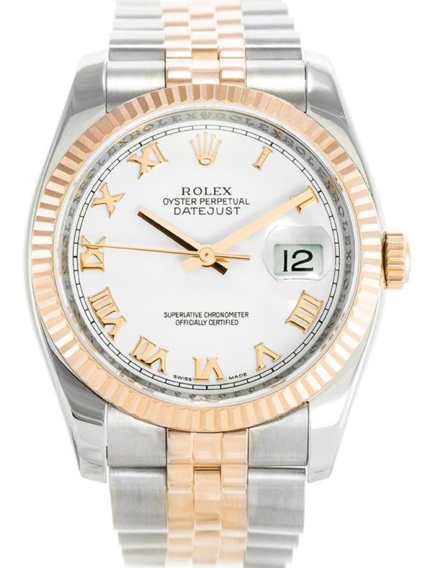 Rolex Datejust Replica 36mm White Dial 116231 Luxury High Quality Timepiece