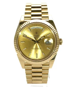 Luxury Rolex Day-Date II Replica 40mm Champagne Dial 228238 - High Quality Timepiece