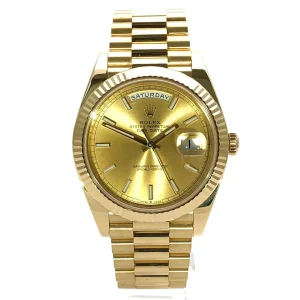 Luxury Rolex Day-Date II Replica 40mm Champagne Dial 228238 - High Quality Timepiece