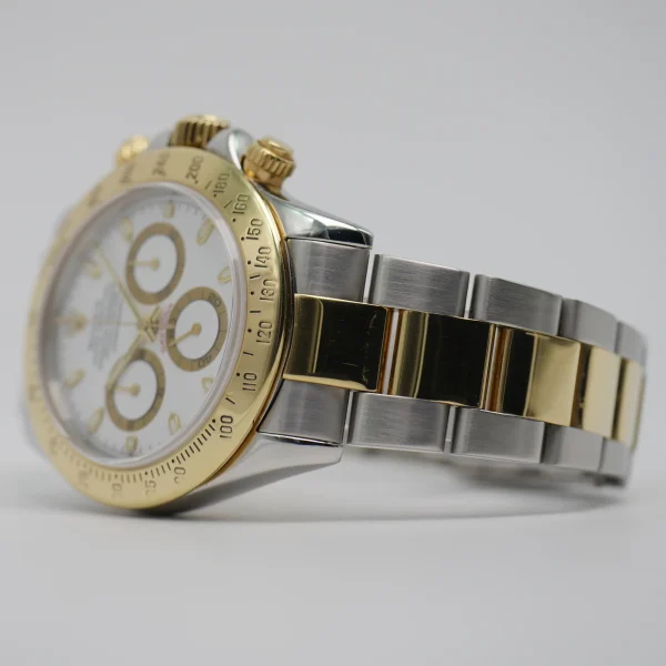 Rolex Daytona Superclone Replica 40mm White Dial 116523-2 Luxury High Quality Timepiece - Image 2